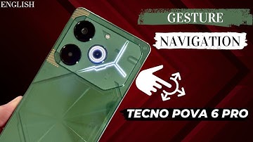 Change 3 Button Navigation to Gesture Navigation | Tecno Pova 6 Pro [English]
