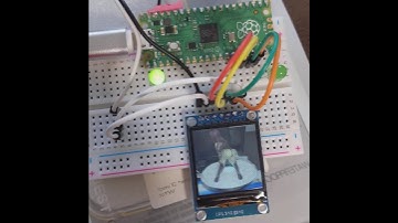 Utaha senpai just guruguru spin for Raspberry Pi Pico try 1, version square screen ratio