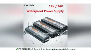 Waterproof Lighting Transformers AC 220V DC 12V 24V LED Driver Adapter 60W 100W 200W 300W 400W Power