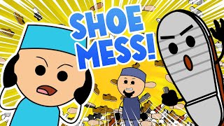 He Made the BIGGEST Shoe Rack Mess Ever! 😱 (EP1) screenshot 3