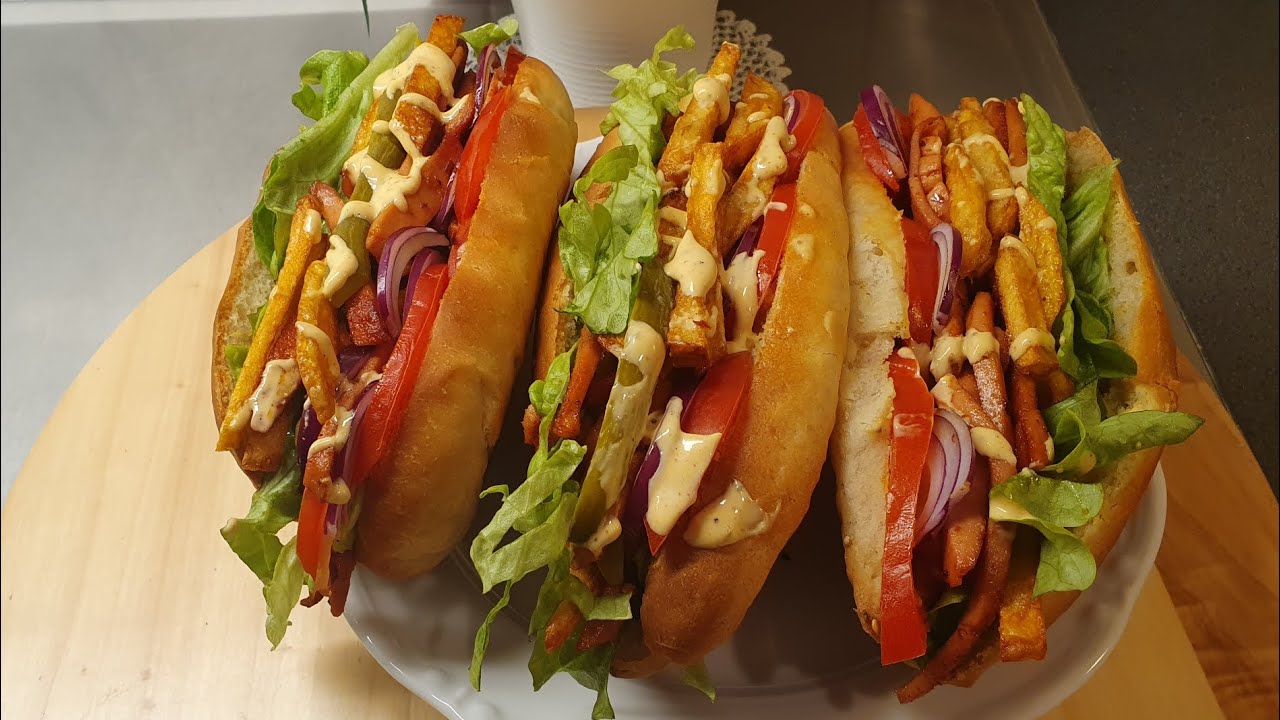 آموزش ساندویچ سوسیس / Easy sandwich recipe