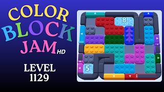 Color Block Jam Level 1129 Solution Walkthrough