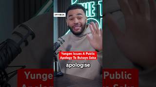 Yungen Issues A Public Apology To Bukayo Saka! #five #shorts #saka #yungen #rashford #thetakeon