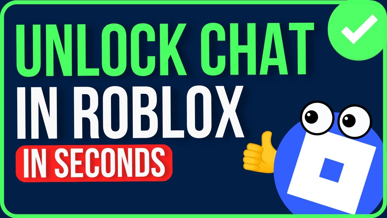 How To UNLOCK CHAT In ROBLOX 2026 How To Open Chat In Roblox Easily 