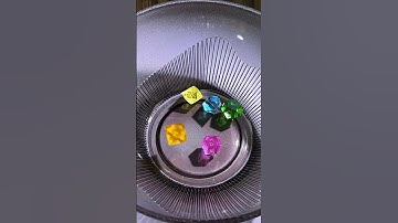 9 Polyhedral D&D Set of Dice Rainbow #dice #ttrpg #dnd #dnddice