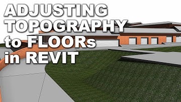 Adjusting Topography to Floors in Revit Tutorial