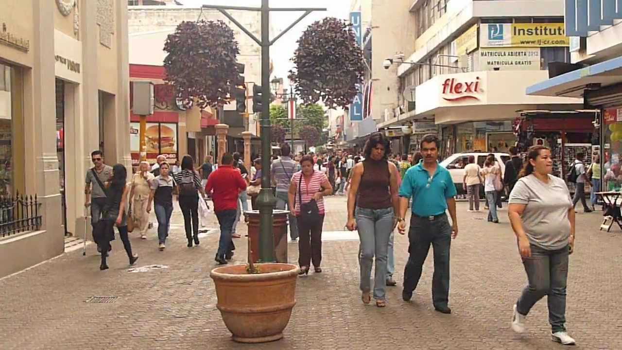 Avenida Central, San José, Costa Rica - YouTube