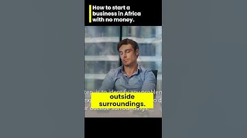 How to Start A Business in Africa with no money #shorts #africa