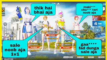 two pro random player challenge me 2 vs 2 tdm match | random player call me noob | #bgmi #pubg #tdm