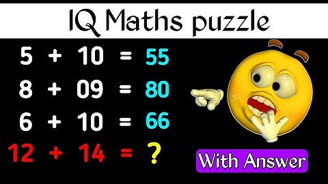 Maths IQ Puzzle //#24//Maths puzzle With Answer //#logicalreasoning #logical #iqtest #mathspuzzles