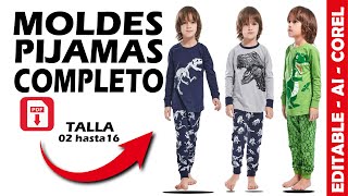 coro insondable Prestigioso Mold for children's pajamas (children) complete - YouTube