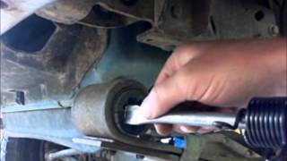 Leaf spring bushing replacement