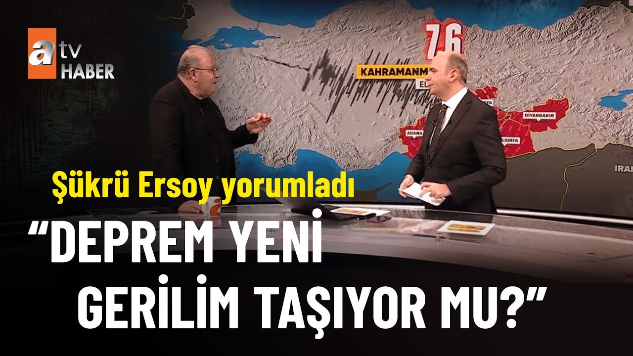⁣Prof. Dr. Şükrü Ersoy atv Haber’de depremi yorumladı - atv Ana Haber 6 Şubat 2023