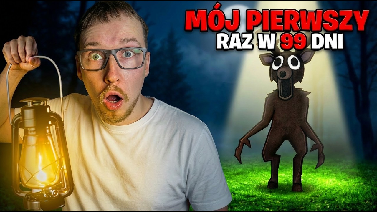 PRÓBUJĘ PRZETRWAĆ… ale GRAM PIERWSZY RAZ w 99 NOCY W LESIE w ROBLOX😭🌲