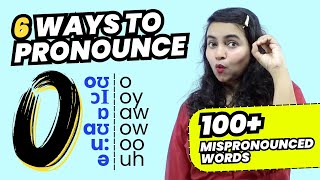 English Pronunciation Practice & Accent Training 6 Ways To Pronounce 'O' | 100+ Mispronounced Words
