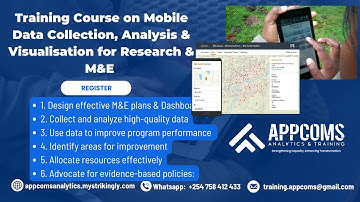 Information Management for Research Course | Kobo Toolbox Excel analyzer | AppComs Institute