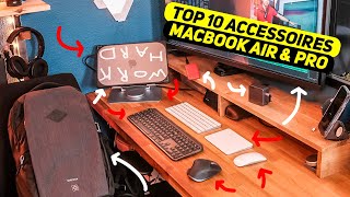 TOP 10 des meilleurs ACCESSOIRES MacBook Air et MacBook Pro - En déplacement et à la maison