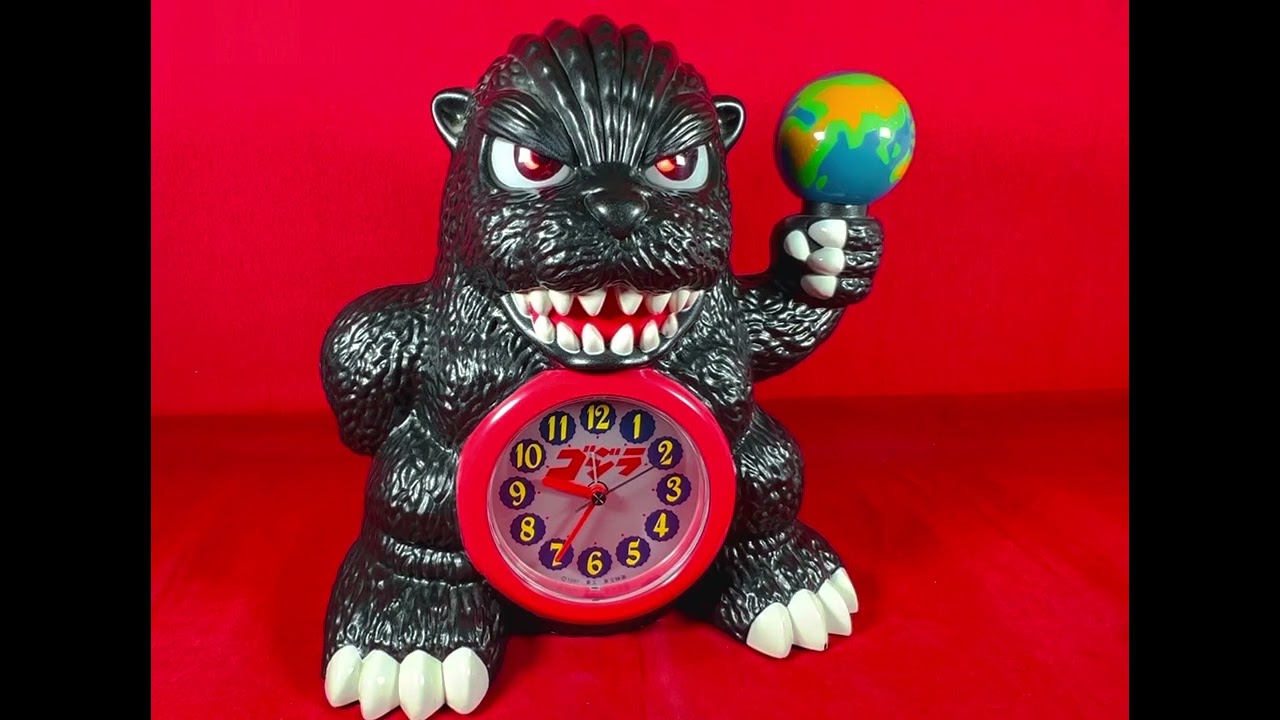 Vintage Godzilla Alarm Clock - Working Demo! - YouTube