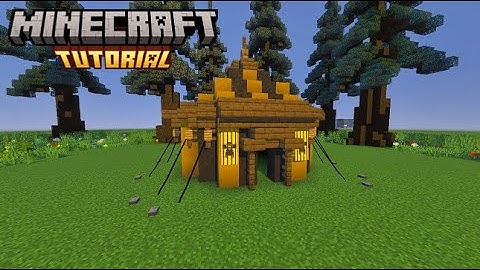 How To Build a Medieval Tent In Minecraft