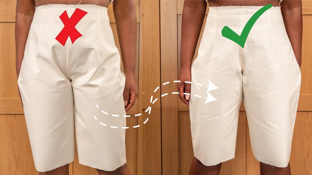 Pattern alterations: How to adjust the crotch in pants - Cucicucicoo