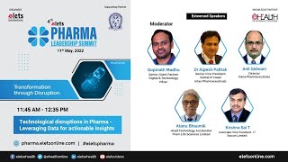 Technological disruptions in Pharma - Leveraging Data for actionable insights