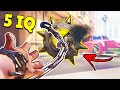 5 IQ ROADHOG HELPS THE ENEMY JUNKRAT! - Low IQ Plays & Funny Clips - Overwatch Moments Montage #261