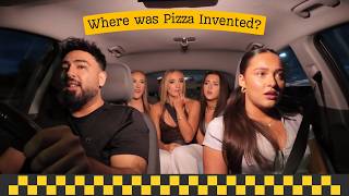 British girls Vs General Knowledge Quiz In a Taxi