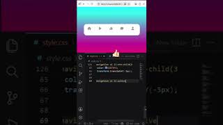 Animated🔥navbar with indicator. #coding #css #html5