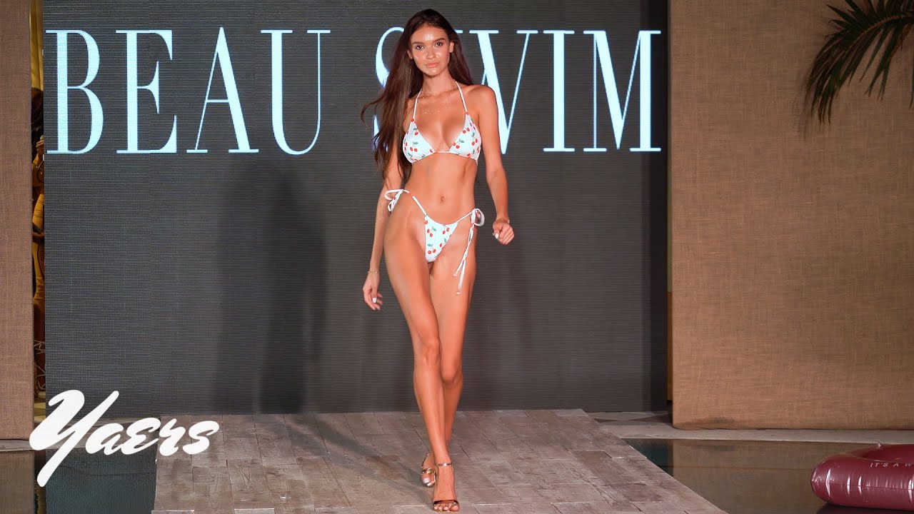 Beau Swimwear Fashion Show Miami Swim Week 2021 Paraiso Miami Beach Full Show 4K