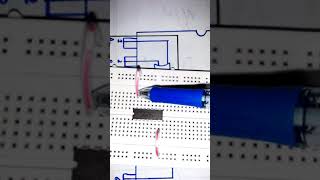 OR gate circuit on breadboard using IC-7432