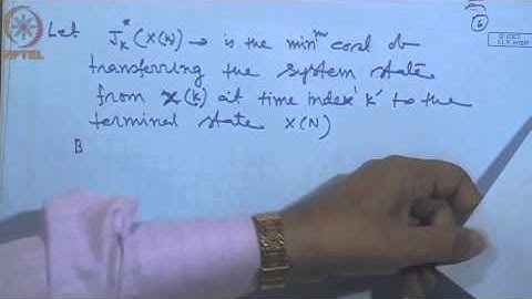 Mod-01 Lec-47 Dynamic Programming for Discrete Time System