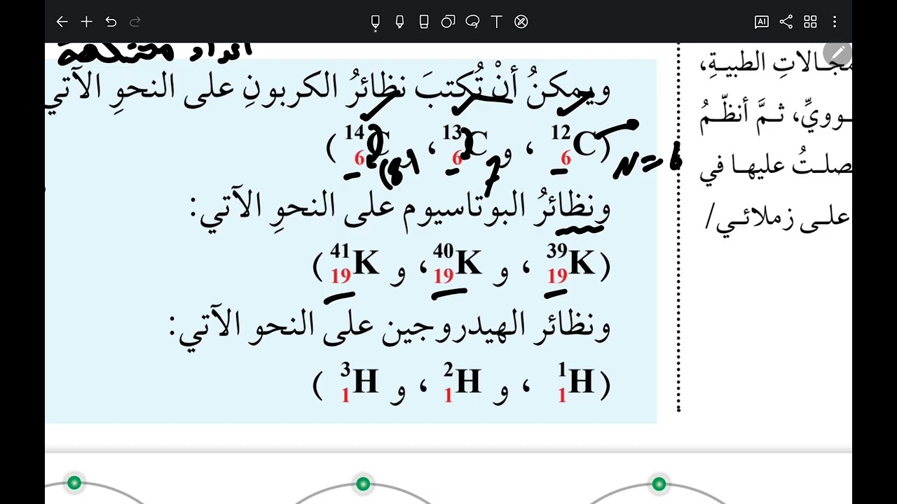 الوحدة الثانية\الدرس الاول: تركيب الذرة و التوزيع الالكتروني \ جزء ثاني