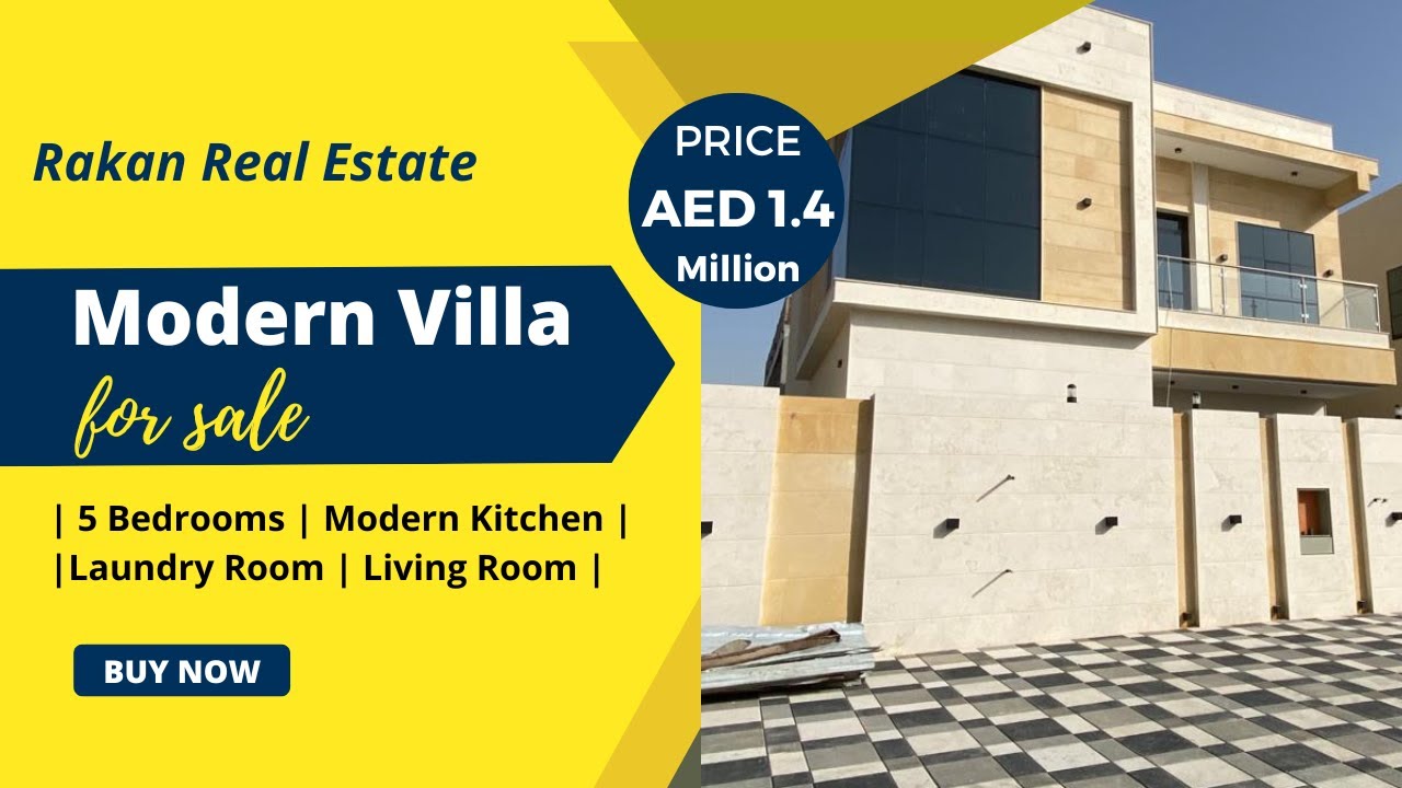 Premium 5bedroom villa for sale in Ajman YouTube