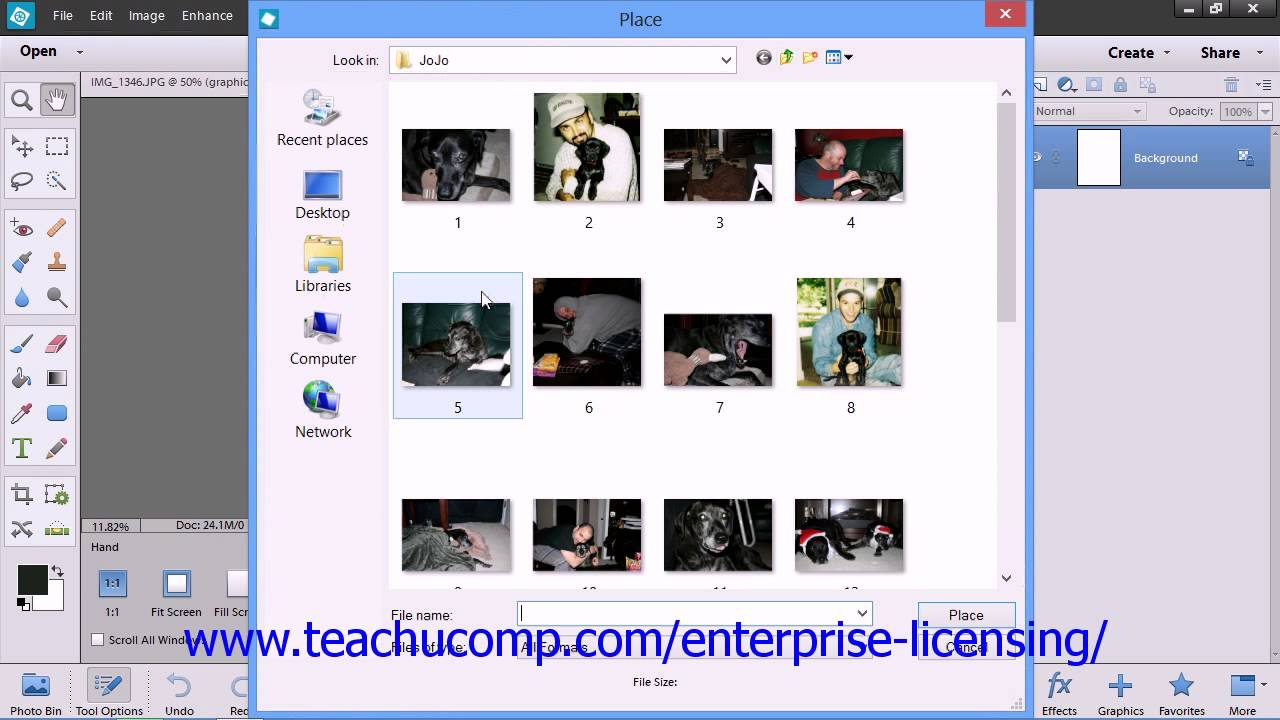 Adobe Photoshop Elements 12 Tutorial Basic Image Manipulation Employee ...