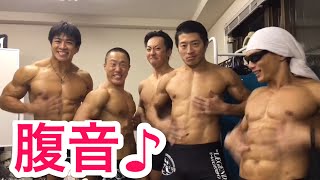 腹筋合計４０パックで音を奏でる！！