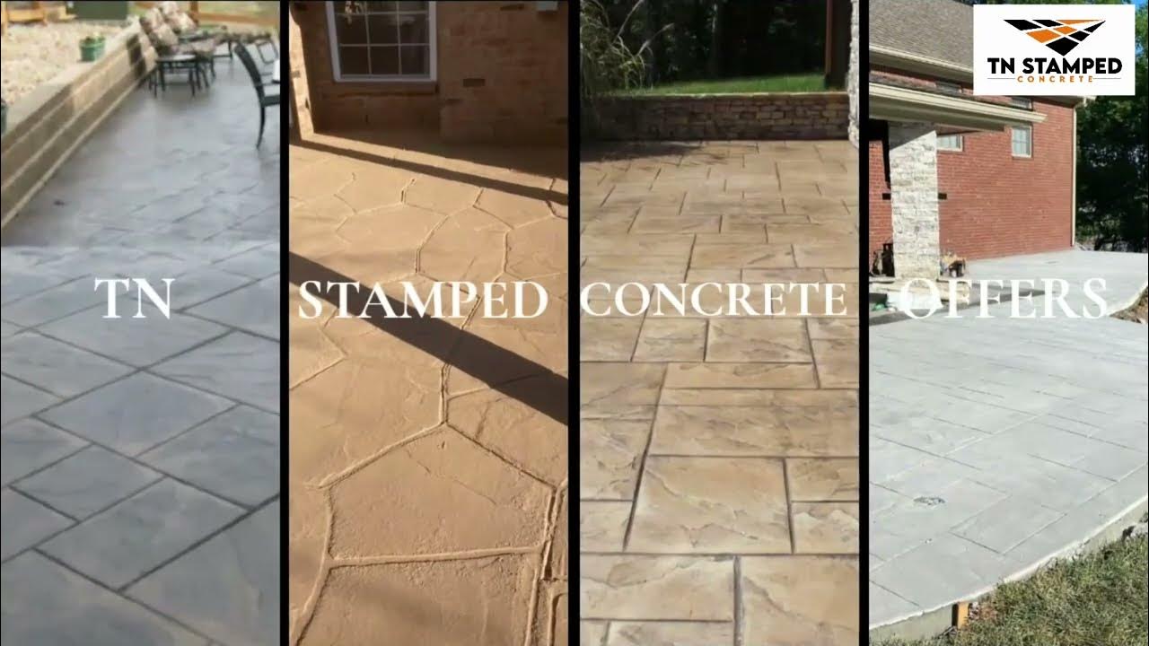 TN Stamped Concrete Custom Patio Contractor Driveways Walkways Design Construction Nashville
