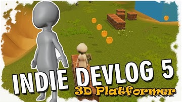 Indie Devlog #05 New character in blender, Simple Enemy AI | Unity3D Platformer