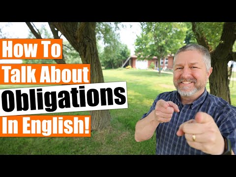 How To Talk About Obligations In English