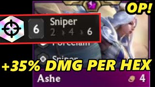 I Hit 6 Sniper And Turned My Ashe Into A Oneshot Machine | Set 11 TFT Gameplay
