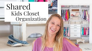 Kids Shared Closet Organization: Clean with me 2022