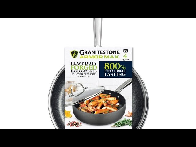 Granitestone Armor Max Gold 20 Pc Nonstick Hard Anodized Cookware Set With Knife Set Granitestone Armor Max Gold 20 Pc Nonstick Hard Anodized Cookware Set With Knife Set