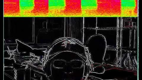 Real-time audio-video signal processing using Python 3, Pyaudio, and Pygame