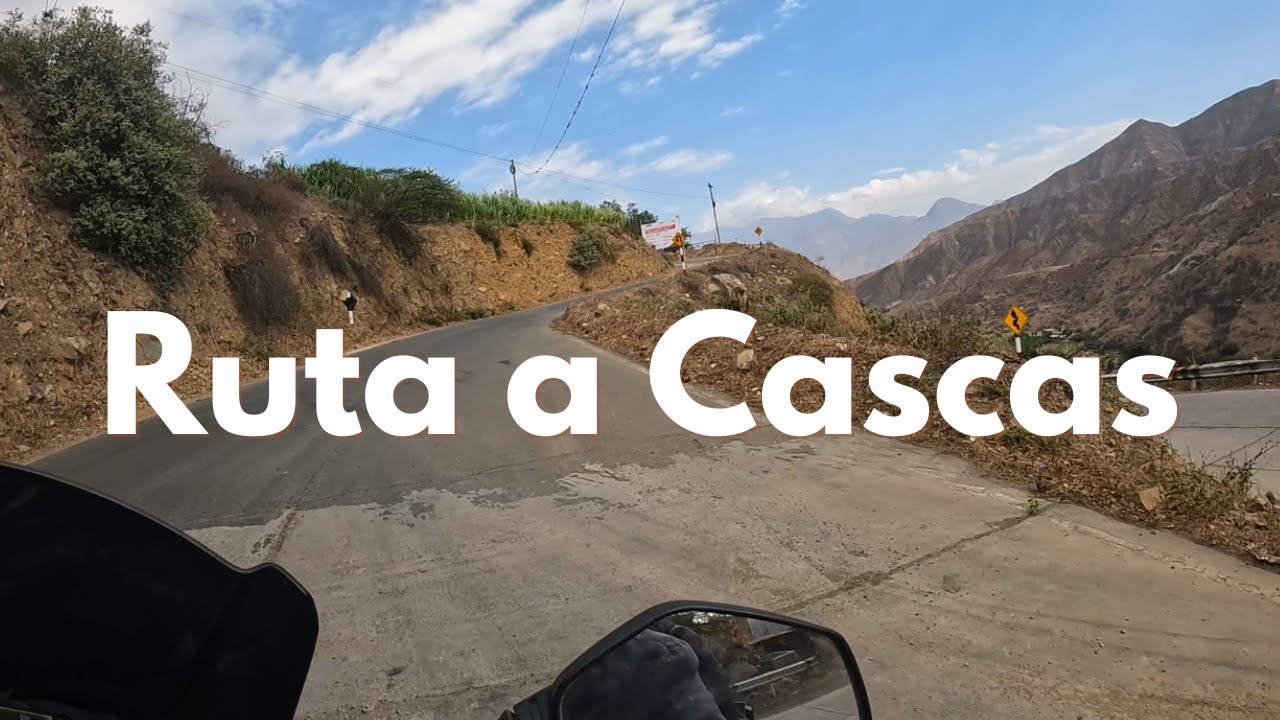 FUI EN MOTO AL PUEBLO DE CASCAS - DOMINAR 400 UG