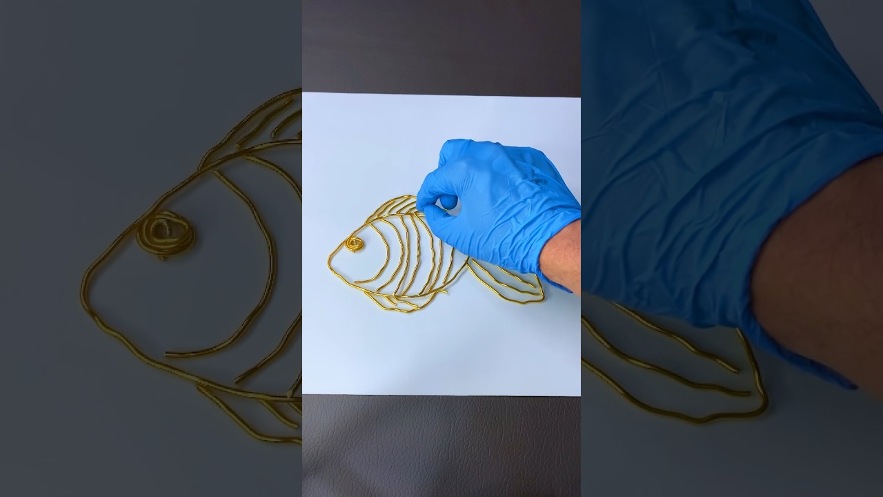 DIY Gold Fish Art: Easy & Beautiful 