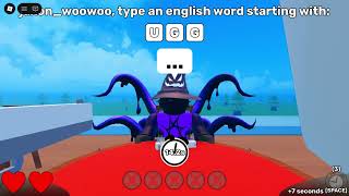 Typing Long Words In Last Letter (Roblox) Part 1