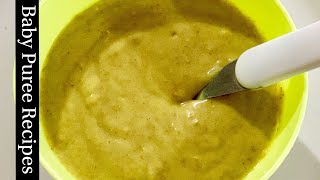 Baby puree recipes, food potatoes with minced meat and capsicum