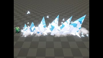 Ice attack Vfx - Unity