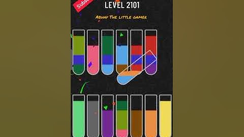 Water sort puzzle level 2101