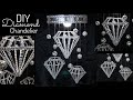 Dollar Tree DIY/Manualidades New Years Eve Floating Diamonds Glam Party Chandelier 2019 #WithMe