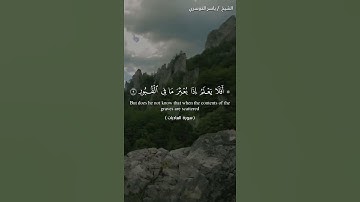 سورة العاديات رقم 100 - القارئ الشيخ ياسر الدوسري - Quran in English